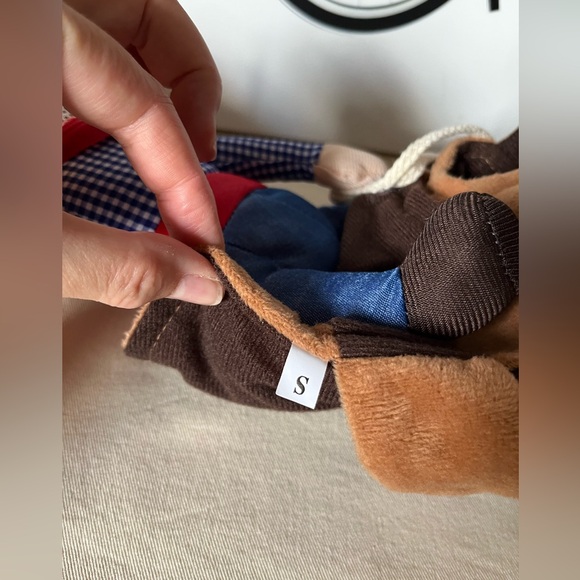 Funny Cowboy Rider Costume for Small and Medium Pets New - Picture 4 of 14